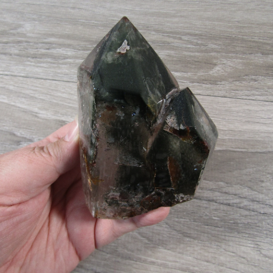 Chlorite Garden Phantom Quartz large display specimen for resellers