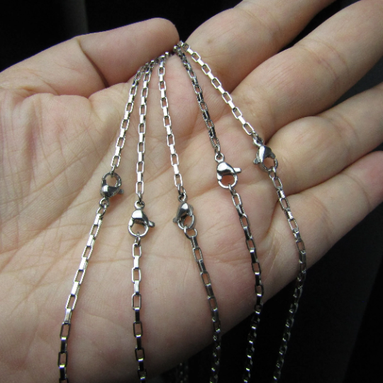 Stainless Steel Necklace Chains – Assorted Styles for Jewelry