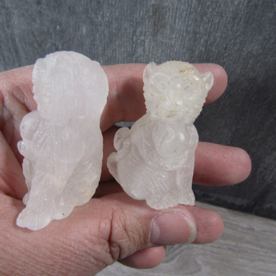 quartz crystal monkey animal carving for wholesale