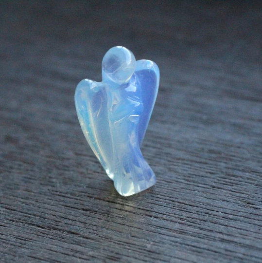 opalite angel crystal carvings for sale