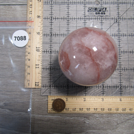 Hematoid Quartz Sphere for Wholesale – Crystal Shops