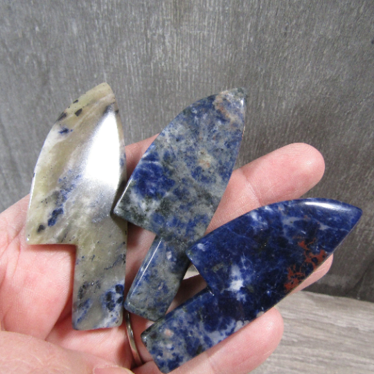 Sodalite crystal carved athame knife for Wiccan altar use wholesale