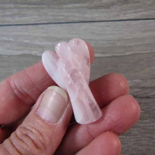 rose quartz angel for resale in gift shps