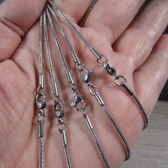 Stainless Steel Necklace Chains – Assorted Styles for Jewelry
