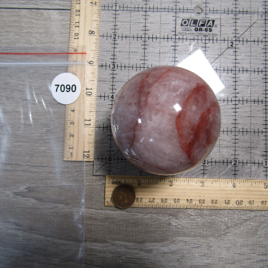 Hematoid Quartz Sphere for Wholesale – Crystal Shops