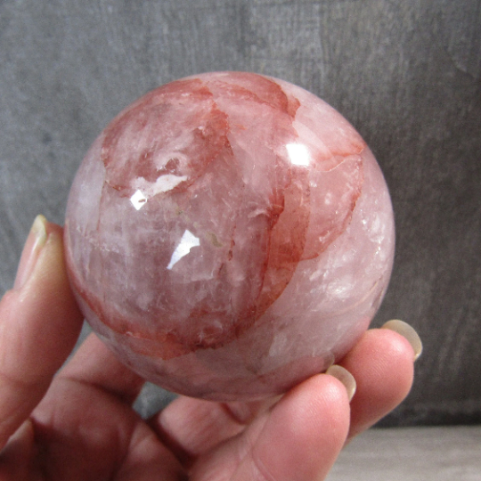 Hematoid Quartz Sphere for Wholesale – Crystal Shops