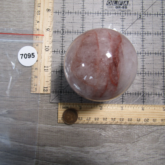 Hematoid Quartz Sphere for Wholesale – Crystal Shops