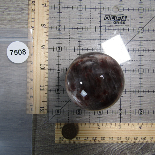 Hematoid Quartz Sphere for Wholesale – Crystal Shops