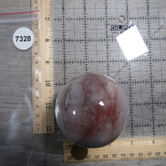 Hematoid Quartz Sphere for Wholesale – Crystal Shops