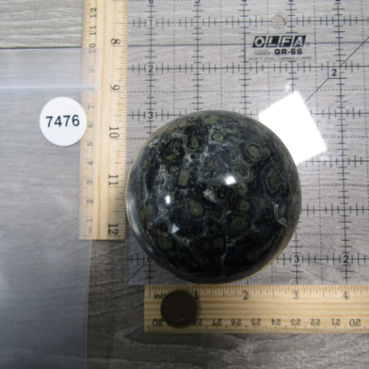 Kambaba Jasper Sphere – Large Display Size for Crystal Shops