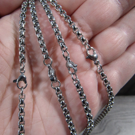 Stainless Steel Necklace Chains – Assorted Styles for Jewelry