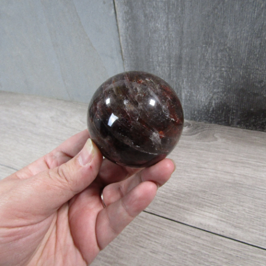 Hematoid Quartz Sphere for Wholesale – Crystal Shops