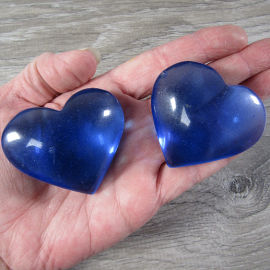 blue opalite heart crystal carvings bulk lot for stores