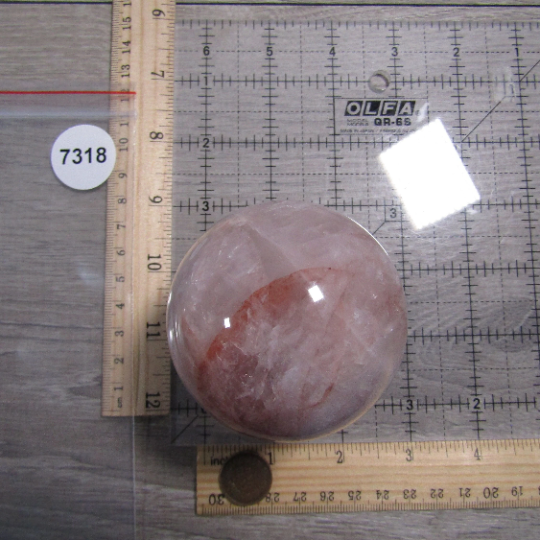 Hematoid Quartz Sphere for Wholesale – Crystal Shops