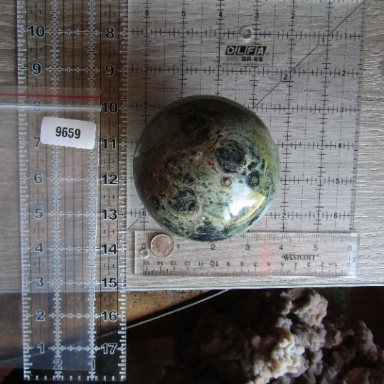 Kambaba Jasper Sphere – Large Display Size for Crystal Shops