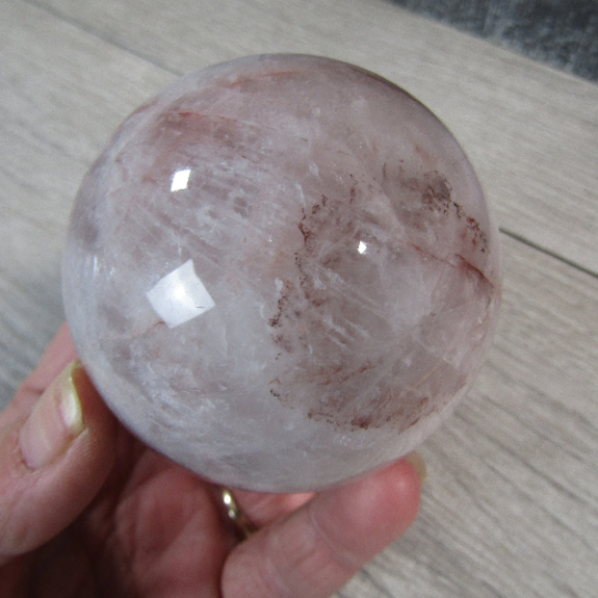 Hematoid Quartz Sphere for Wholesale – Crystal Shops