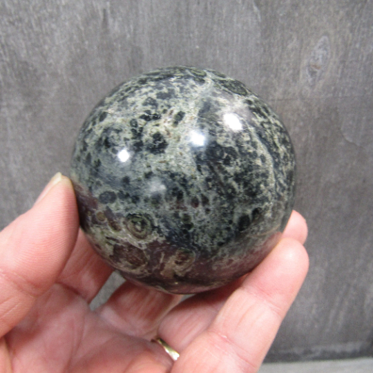 Kambaba Jasper Sphere – Large Display Size for Crystal Shops