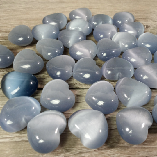 fiber-optic glass heart 1 inch for resale