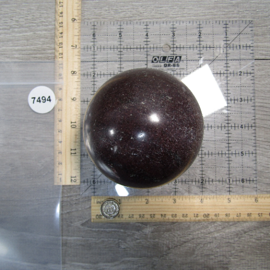 Large Garnet Display Sphere – Wholesale Deep Red Crystal