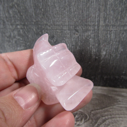 rose quartz spiritual decor eagle figurine made from gemstone for resale
