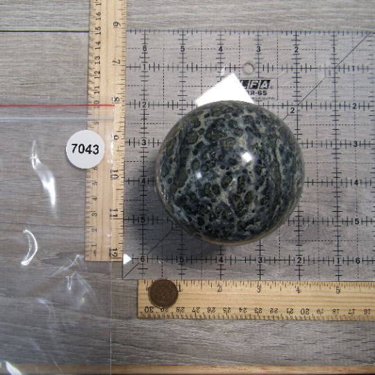 Kambaba Jasper Sphere – Large Display Size for Crystal Shops