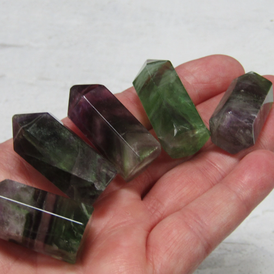 fluorite gemstone obelisks for gridding