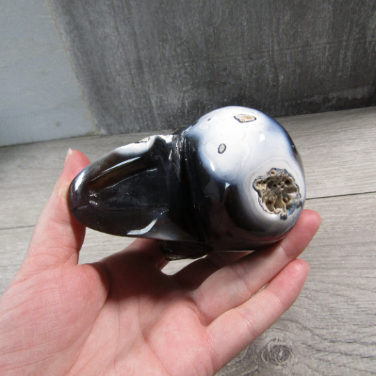 druzy agate gemstone skull wholesale