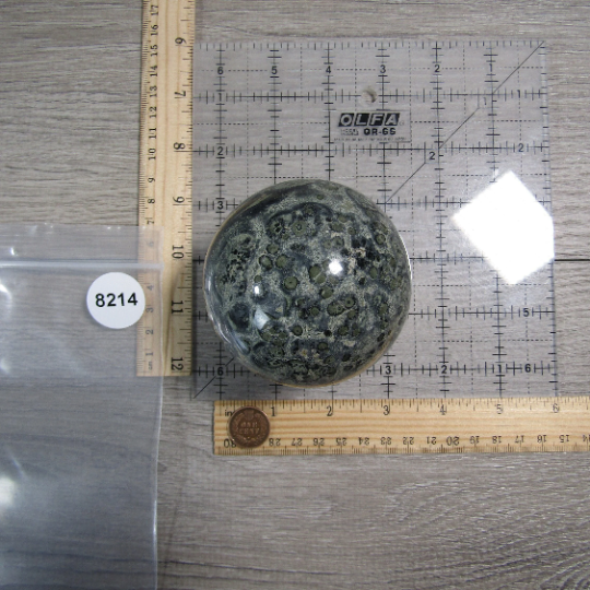 Kambaba Jasper Sphere – Large Display Size for Crystal Shops