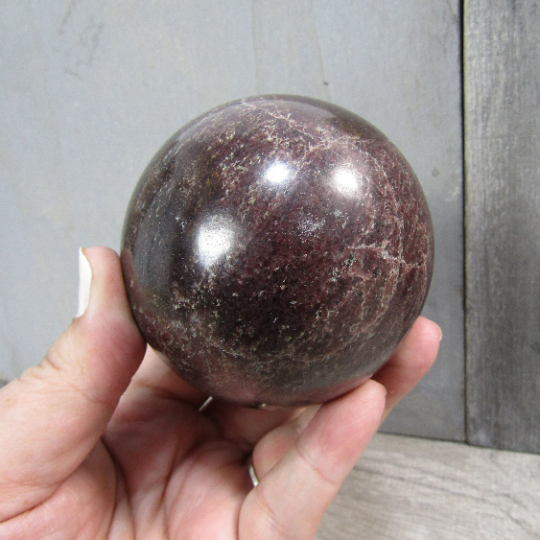 Large Garnet Display Sphere – Wholesale Deep Red Crystal
