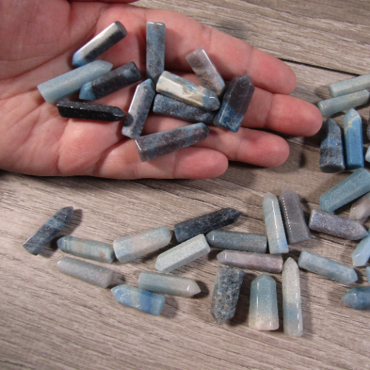 trolllite small gemstone obelisk points for crystal grids