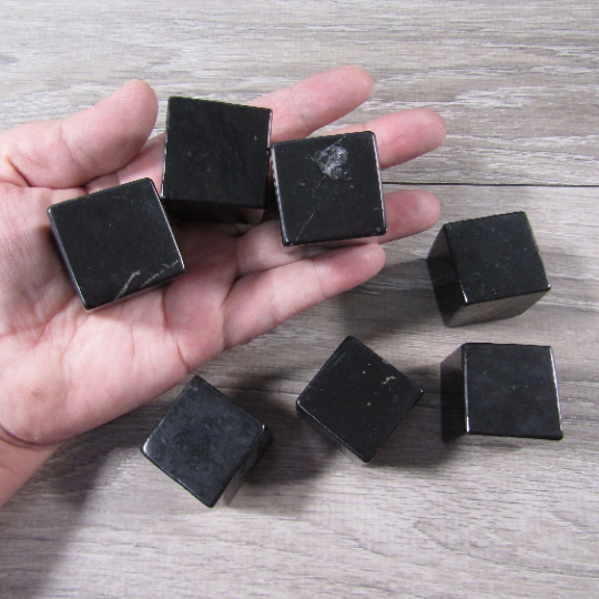 Shungite EMF shielding stone cube
