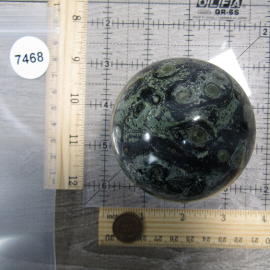 Kambaba Jasper Sphere – Large Display Size for Crystal Shops