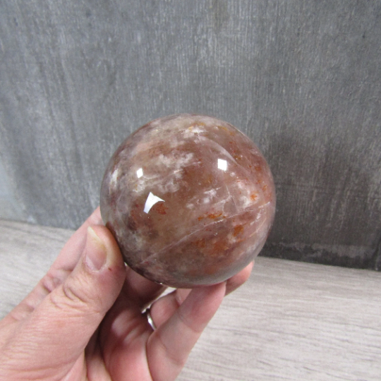 Hematoid Quartz Sphere for Wholesale – Crystal Shops