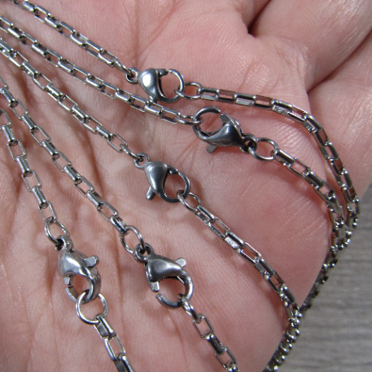 Stainless Steel Necklace Chains – Assorted Styles for Jewelry