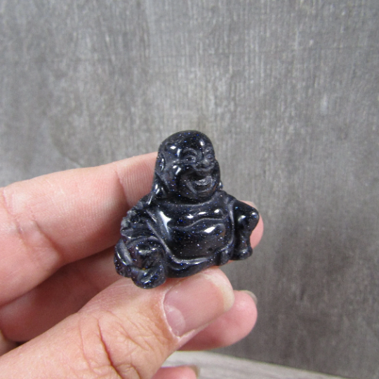 blue goldstone wholesale gemstone buddha