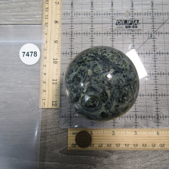 Kambaba Jasper Sphere – Large Display Size for Crystal Shops