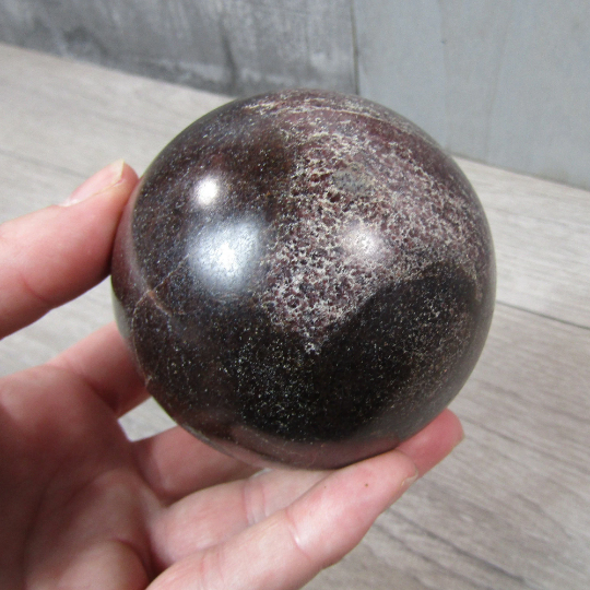 Large Garnet Display Sphere – Wholesale Deep Red Crystal