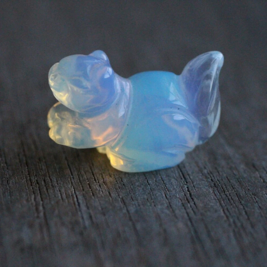 opalite squirrle wholesale metaphysical crystal figurines