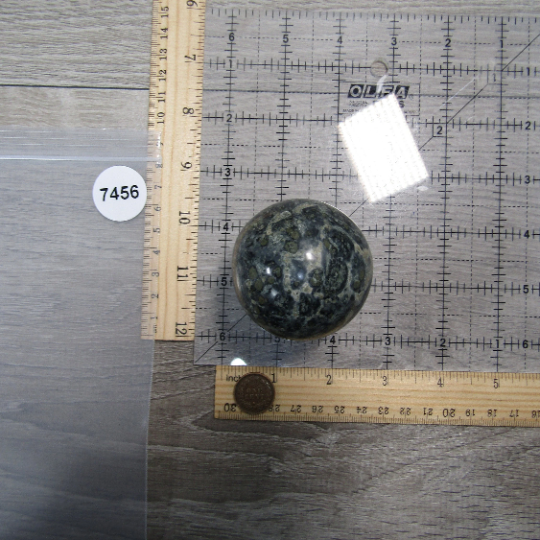 Kambaba Jasper Sphere – Large Display Size for Crystal Shops