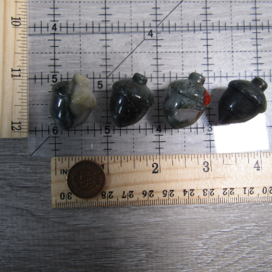 Gemstone Acorn Figurine for Spring or Autumn Decor