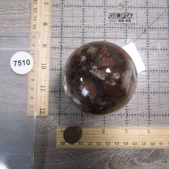 fire quartz sphere - bulk