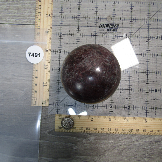 Large Garnet Sphere