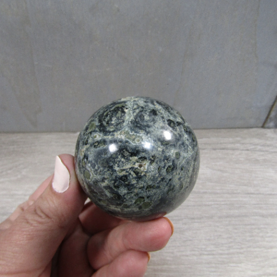 Kambaba Jasper Sphere – Large Display Size for Crystal Shops