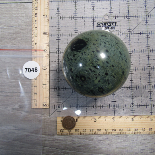 Kambaba Jasper Sphere – Large Display Size for Crystal Shops