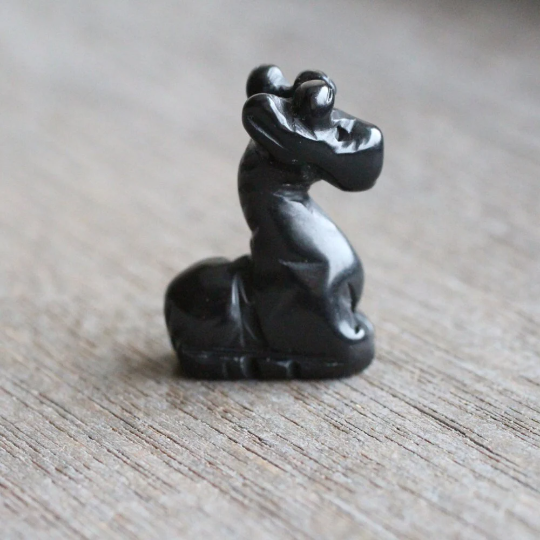 obsidian giraffe crystal gift shop supply