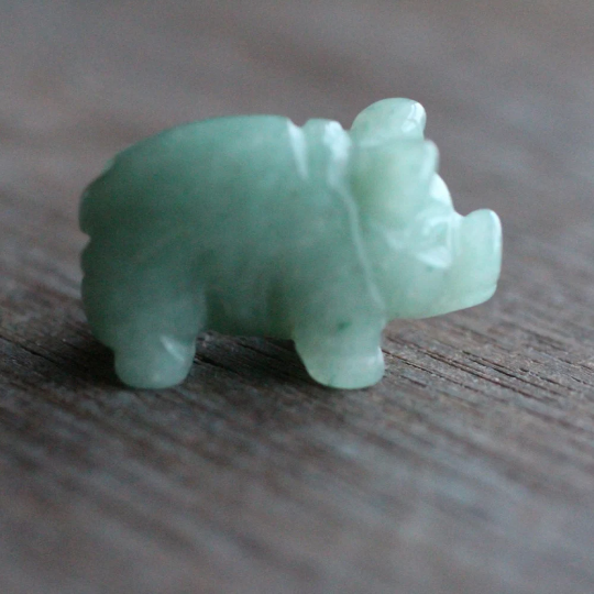 aventurine pig animal totem