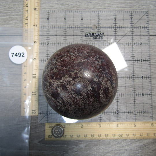 Large Garnet Display Sphere – Wholesale Deep Red Crystal