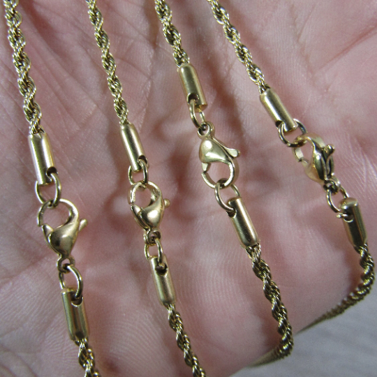 Stainless Steel Necklace Chains – Assorted Styles for Jewelry