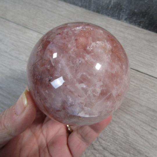 Hematoid Quartz Sphere for Wholesale – Crystal Shops