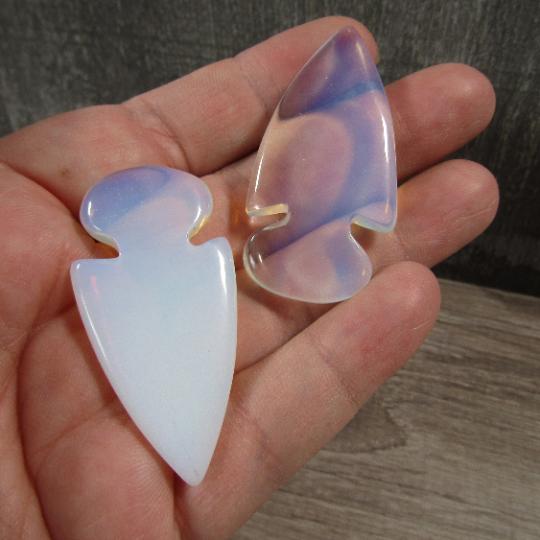 opalite polished arrowhead for crystal shops